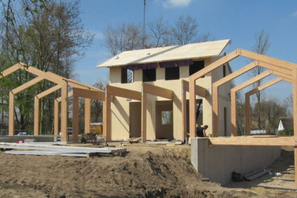 CLT woning met kantoor